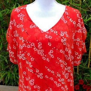 CAbi Split Sleeve Top Spring 2020